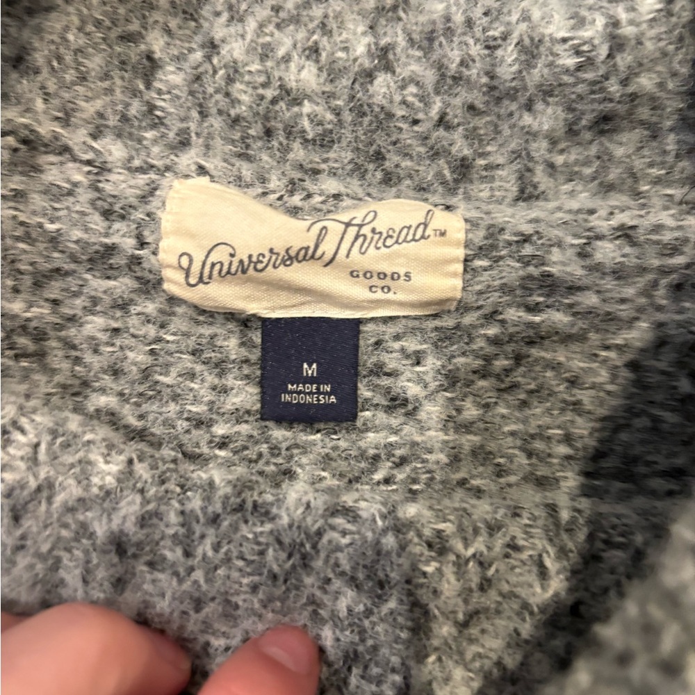 Universal Thread Soft Gray Turtleneck Sweater - Picture 2 of 4